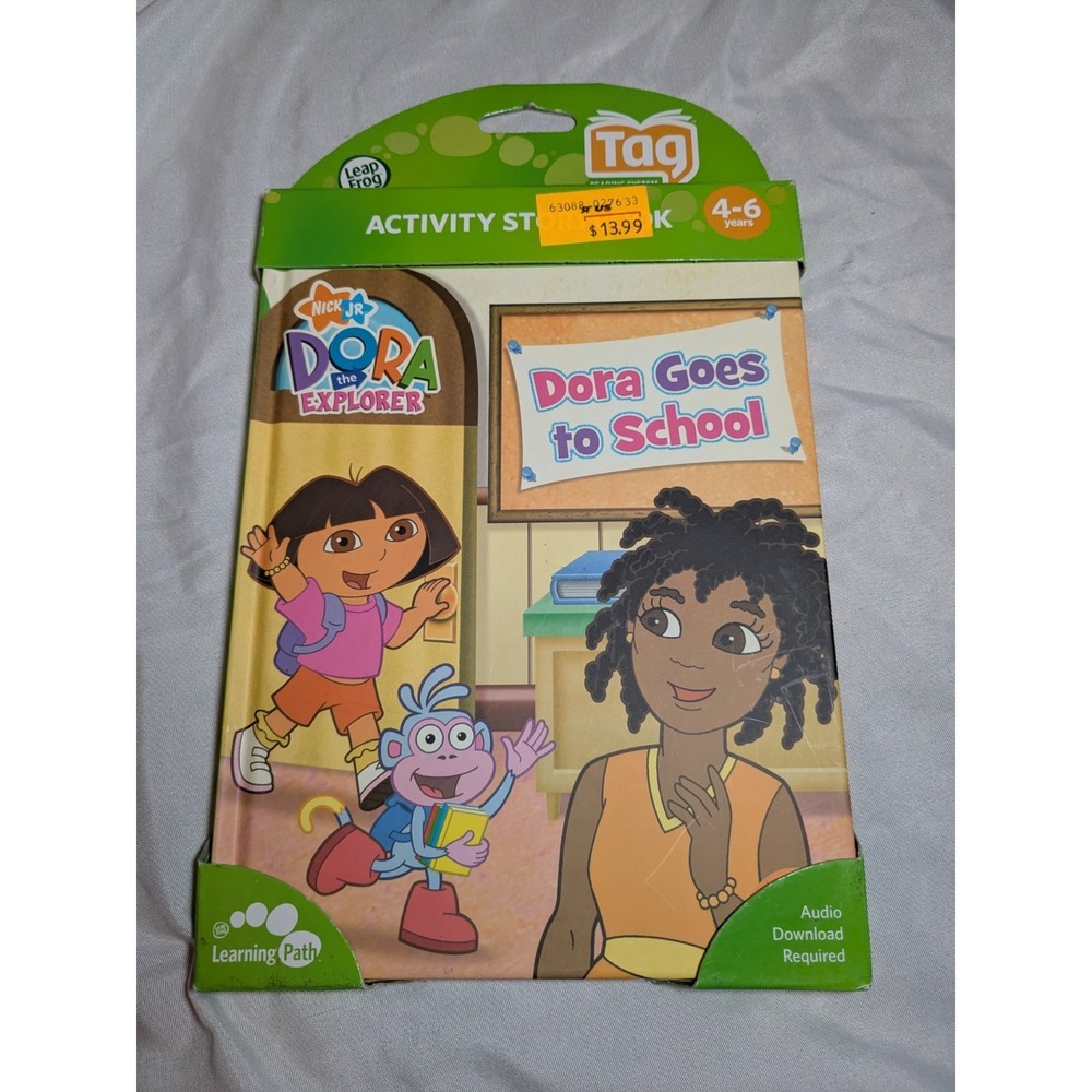 LeapFrog Tag Reading‎ System Book Dora Goes To School Book